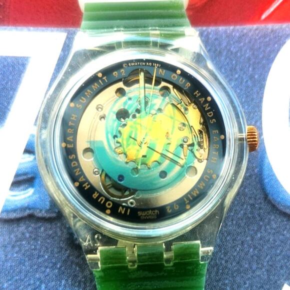 Swatch TIME TO MOVE SAK102 1992 Automatic 23 Jewles watch New Old Stock - Picture 1 of 9